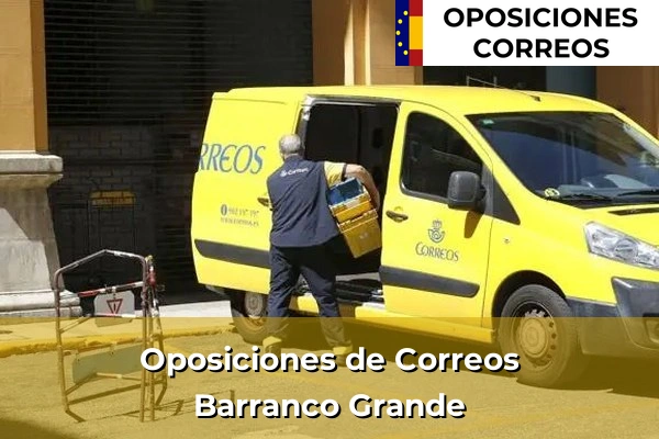 Oposiciones de Correos en Barranco Grande