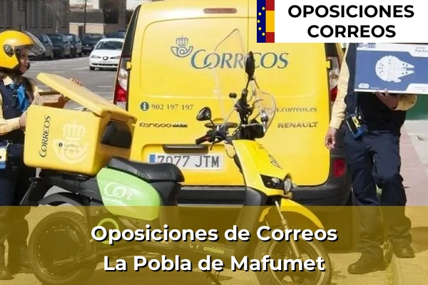 Oposiciones de Correos en La Pobla de Mafumet