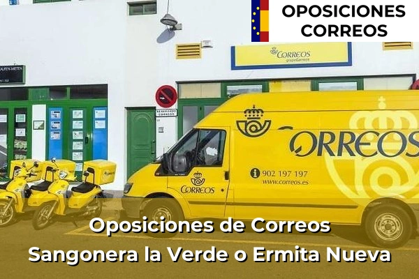 Oposiciones de Correos en Sangonera la Verde o Ermita Nueva